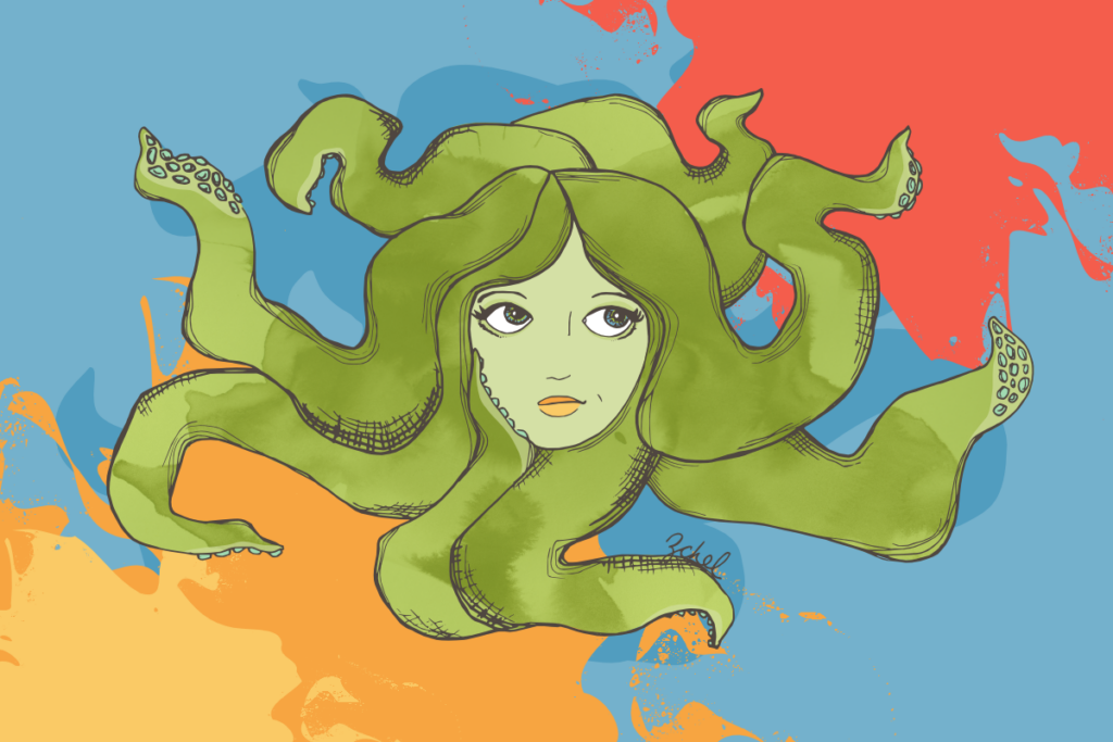 Octopus Hair | Digital Art - Prints Available