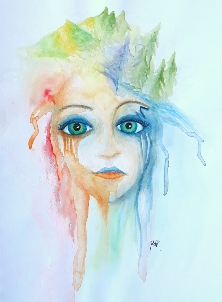 Melting into Memories | Watercolor & Ink - Original & Prints Available