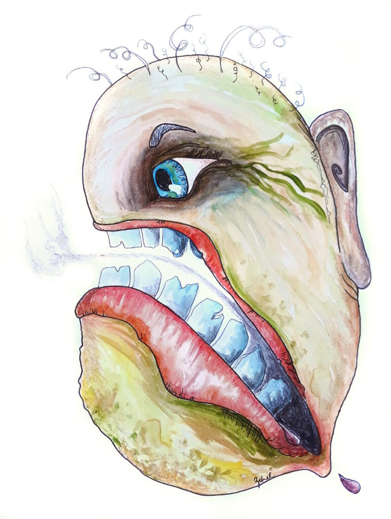 Slug Mug | Watercolor & Ink